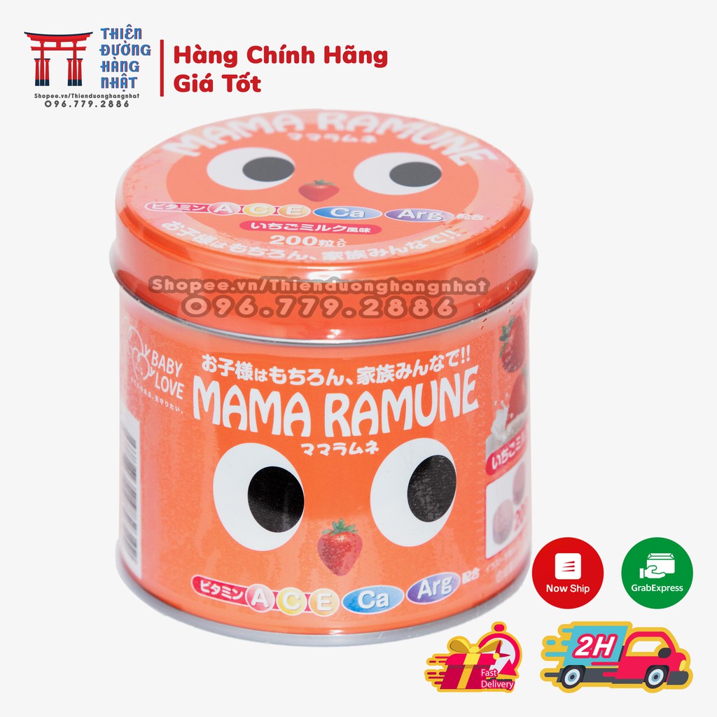 Kẹo Biếng Ăn Cho Trẻ Mama Nhật 200 Viên Giúp Bé Ăn Ngon [DATE T12/2022]